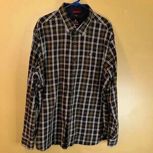 VICTORINOX Swiss Army Tailored Fit Long Sleeve Men Button Down Dress Shirt 2XL